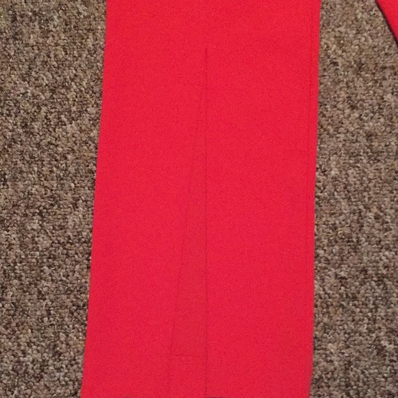 Madison, size 14W Curvy Fire Red pants w/spandex - Picture 3 of 4